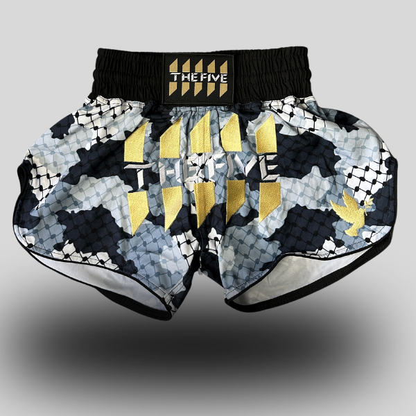 The Five Snow Military Kufiya Muay Thai Shorts