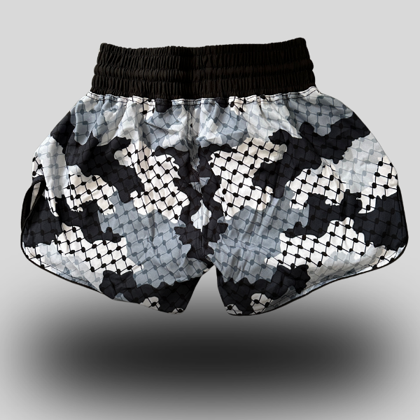 The Five Snow Military Kufiya Muay Thai Shorts