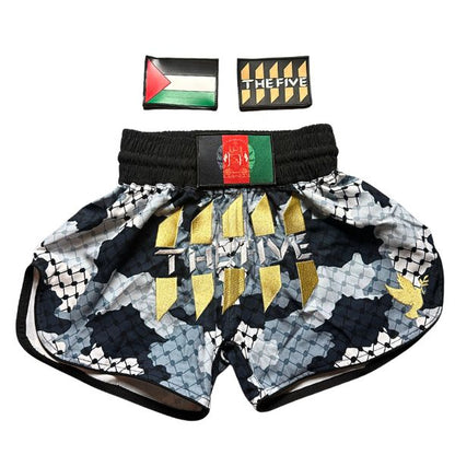 The Five Snow Kufiya Muay Thai Shorts