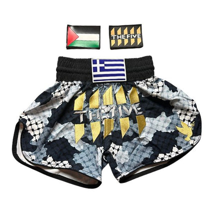 The Five Snow Kufiya Muay Thai Shorts