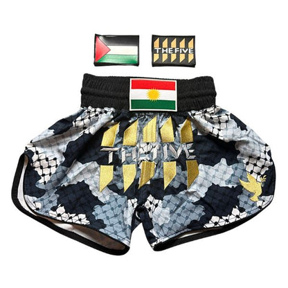 The Five Snow Kufiya Muay Thai Shorts