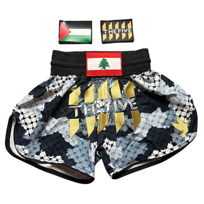 The Five Snow Kufiya Muay Thai Shorts