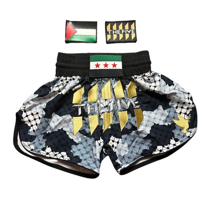The Five Snow Kufiya Muay Thai Shorts