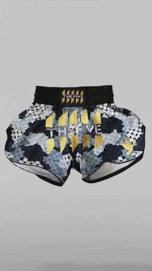 The Five Snow Kufiya Muay Thai Shorts